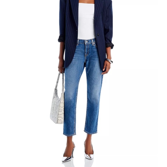 rag & bone Dre Low-Rise Ankle Slim Boyfriend Jeans - Picture 2 of 10